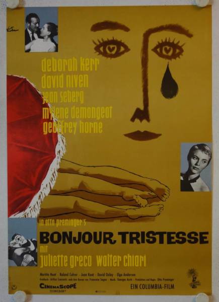 Bonjour Tristesse originales deutsches Filmplakat